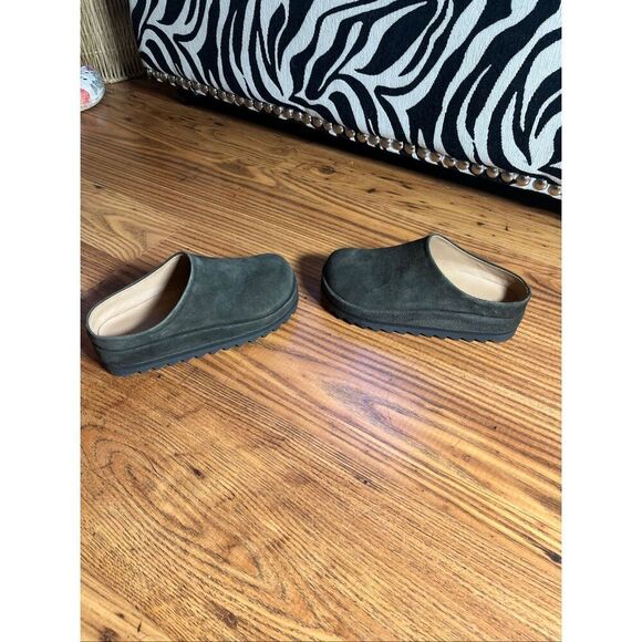 Lauren Manoogian Gray Cole Suede Tread Contour Clog Shoe Size 4.5 - Picture 2 of 9